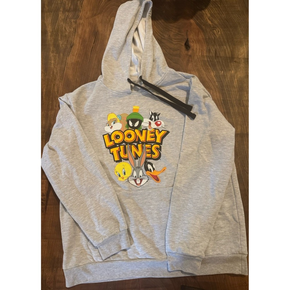 Looney Tunes Graphic Pullover Fleece Hoodie Kids‎ XXL (19)